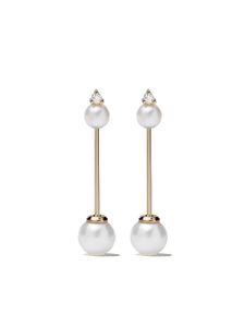 Mizuki boucles d'oreilles Kanzashi en or 14ct