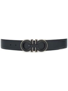 Ferragamo ceinture réversible à boucle Gancini - Bleu