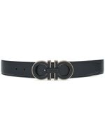 Ferragamo ceinture réversible à boucle Gancini - Bleu