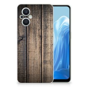 OPPO Reno8 Lite Bumper Hoesje Steigerhout