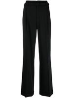 Ralph Lauren Collection pantalon de tailleur en laine à taille haute - Noir - thumbnail