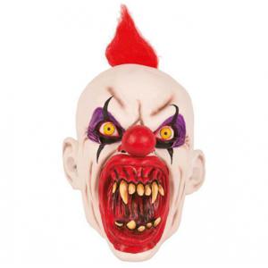 Party Halloween horror clown feestmasker - latex - volwassenen