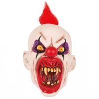 Party Halloween horror clown feestmasker - latex - volwassenen - thumbnail