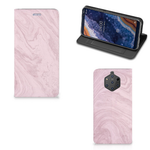 Nokia 9 PureView Standcase Marble Pink - Origineel Cadeau Vriendin