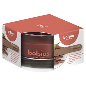 Bolsius geurglas true scents oud wood oud