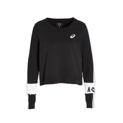 ASICS sportsweater zwart/grijs/wit