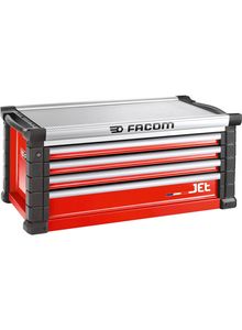 Facom Jet Topcase 4 Laden M5 Rood - JET.C4M5A - JET.C4M5A