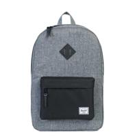 Herschel Supply Co. Heritage Rugzak raven crosshatch/black/black leather Laptoprugzak