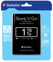 Verbatim Store n Go 1 TB Externe harde schijf (2,5 inch) USB 3.2 Gen 1 (USB 3.0) Zwart 53023