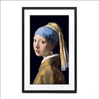 Meural Canvas II MC327BL Smart Art Digital HD Canvas 48 x 74 cm (zwart frame, 27 inch, schilderijen en foto's worden gereproduceerd in levensechte details, Wi-Fi met app, door NETGEAR)