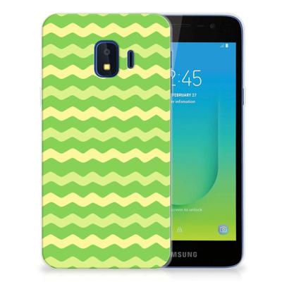 Samsung Galaxy J2 Core TPU bumper Waves Green Samsung Galaxy J2 Core TPU bumper Waves Green