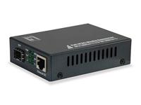 LevelOne Gigabit RJ45 naar SFP mediaconverter, PoE PSE