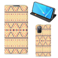 OPPO A52 | A72 Hoesje met Magneet Aztec Yellow