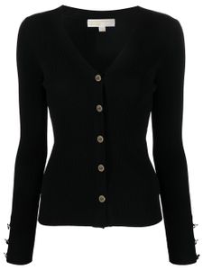 Michael Michael Kors cardigan boutonné à logo embossé - Noir