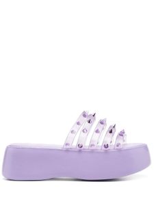 Jean Paul Gaultier x Melissamules Punk Love Becky à plateforme - Violet