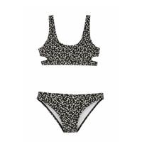 Protest bikini Adela met all over print zwart/wit