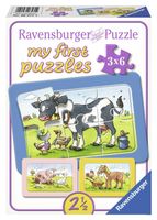 Ravensburger puzzel 3x6 stukjes my first puzzel goede vrienden - thumbnail