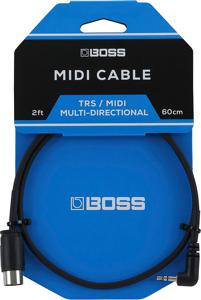 BOSS BMIDI-2-35 audio kabel 0,6 m 3.5mm TRS MIDI Zwart