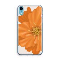 Orange Ellila flower: iPhone XR Transparant Hoesje