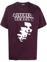 Raf Simons t-shirt à imprimé graphique - Violet - thumbnail