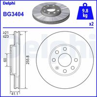 Remschijf BG3404 - thumbnail