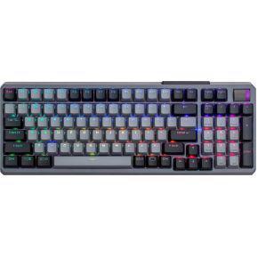 Cooler Master MK770 toetsenbord Gamen USB + RF Wireless + Bluetooth QWERTY Amerikaans Engels Zwart, Grijs