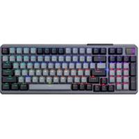 Cooler Master MK770 toetsenbord Gamen USB + RF Wireless + Bluetooth QWERTY Amerikaans Engels Zwart, Grijs - thumbnail