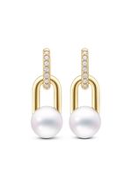 TASAKI boucle d'oreille Collection Line Fine Link en or 18ct - thumbnail