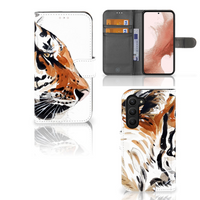 Hoesje Samsung Galaxy S23 Watercolor Tiger - thumbnail