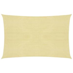 Zonnezeil 160 g/m 3,5x5 m HDPE beige