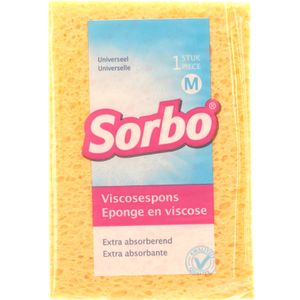 1x Viscose sponzen/schoonmaaksponzen 14 cm