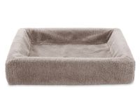 Bia bed fleece hoes hondenmand taupe bia-6 100x80x15 cm