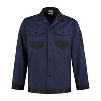 WW4A Werkjasje Katoen/Polyester - Navy/Zwart