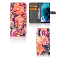 Motorola Moto G51 5G Hoesje Bosje Bloemen - thumbnail