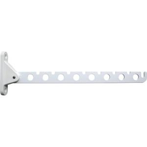 Kledinghaak - inklapbaar - wit - 30 cm - voor 16 hangers