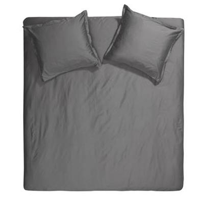 Cinderella Uni Katoensatijn Dekbedovertrek 260 x 200/220 cm - Antraciet