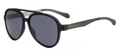 Hugo Boss zonnebril 1074/S 003/IR heren zwart/grijs Hugo Boss zonnebril 1074/S 003/IR heren zwart/grijs