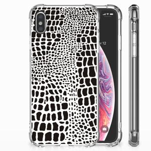 Apple iPhone Xs Max Case Anti-shock Slangenprint