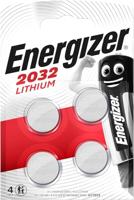 Energizer Max Lithium-knoopcellen CR2032, zonder kwik en vermogen voor kleine apparaten zoals medische apparaten, weegschalen, draagbare elementen, 4 stuks