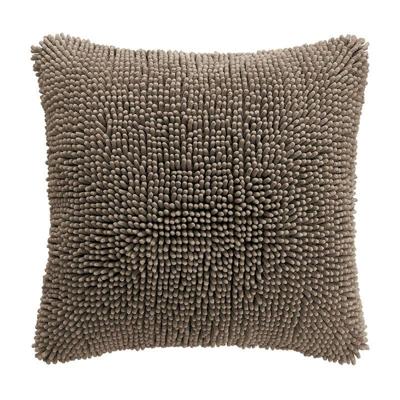 Tiseco Home Studio Sierkussen - Shaggy Truffel