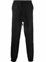 Alexander McQueen pantalon de jogging en laine mélangé à coupe droite - Noir