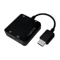 LogiLink CV0106 Adapter [1x HDMI-stekker - 1x HDMI-bus, Toslink-bus (ODT)] Zwart - thumbnail