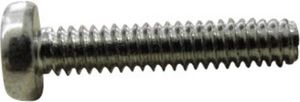 TOOLCRAFT 104168 Cilinderschroeven M3 8 mm Sleuf DIN 84 Staal Galvanisch verzinkt 200 stuk(s)