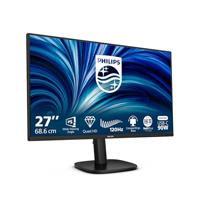Philips Monitor 27B2U3601 27 inch QHD, 120Hz, IPS, 1ms MPRT, hoogteverstelling, Adaptive Sync (2560 x 1440, HDMI 1x2.0, DP 1x1.4, USB Hub) zwart/rood
