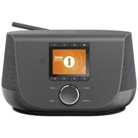 Hama Radio FM, DAB+, DAB, Internet Bluetooth, WiFi, AUX, Internetradio Zwart - thumbnail