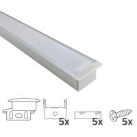 Led strip profiel breed inbouw hoog 2 meter