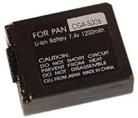 Dörr CGA-S006 Camera-/camcorder-accu Lithium-Ion (Li-Ion) 710 mAh - Camera-/camcorderaccu's (lithium-ion (Li-Ion), 710 mAh, camera, Panasonic FZ7, FZ8, FZ18, FZ30, FZ50, 7,2 V, 5,1 Wh)