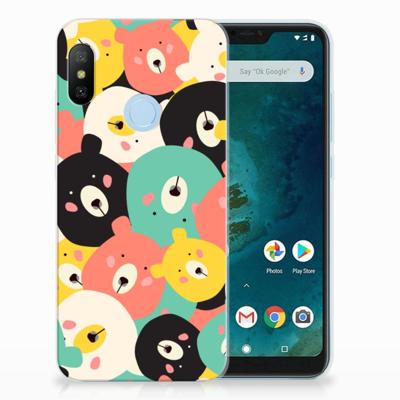 Xiaomi Mi A2 Lite Telefoonhoesje met Naam Bears Xiaomi Mi A2 Lite Telefoonhoesje met Naam Bears