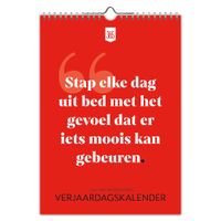 365 Dagen Succesvol Verjaardagskalender A4