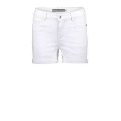 Geisha slim fit short wit